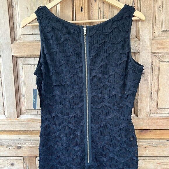 NWT Guess Los Angeles‎ 10 Black Sleeveless Shift Dress - Picture 7 of 10